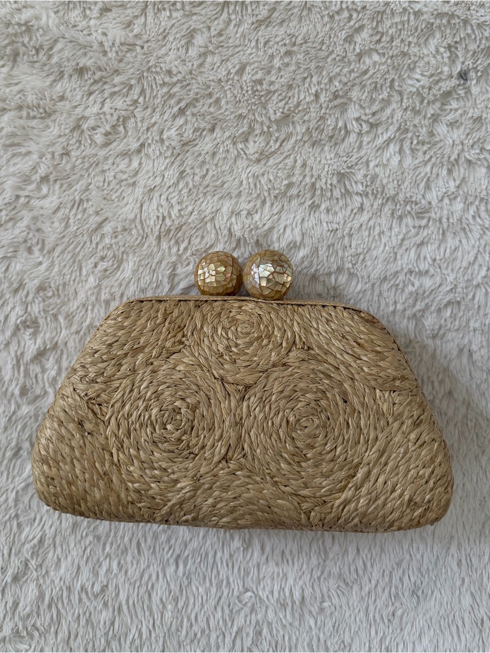 Tommy Bahama Raffia Clutch bag NWOT